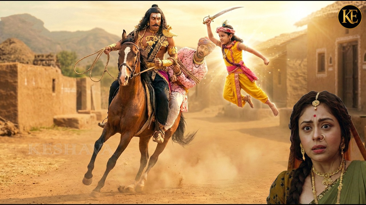 बाल कान्हा ने कंस पर किया जानलेवा वार मइया रह गईं हैरान || मैया यशोदा का नंदलाला ||  Shree Krishan