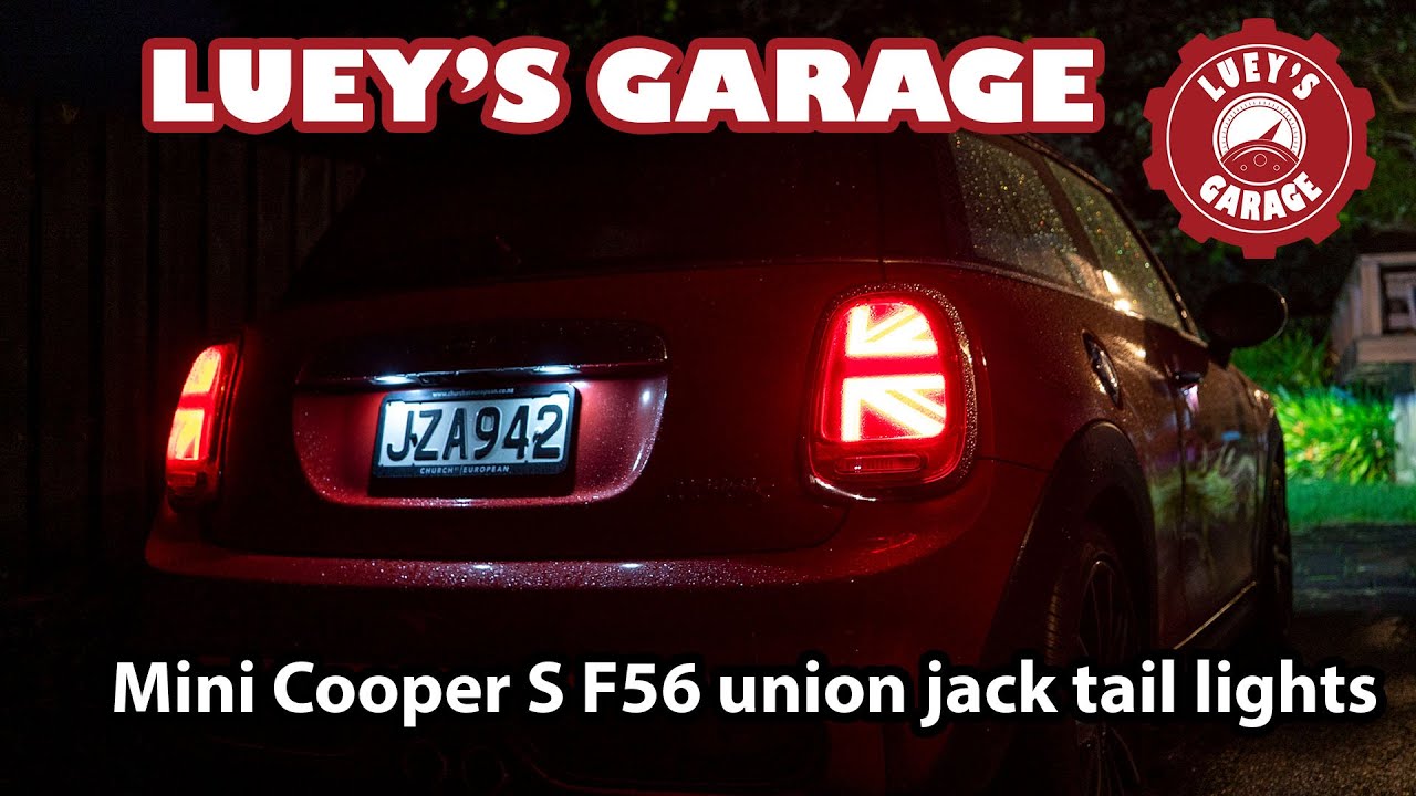 Mini Cooper S F56 union jack tail lights DIY with Bimmercode coding instructions