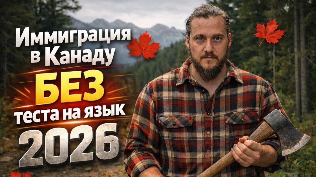 ИММИГРАЦИЯ В КАНАДУ БЕЗ ЯЗЫКОВОГО ТЕСТА В 2026 ГОДУ