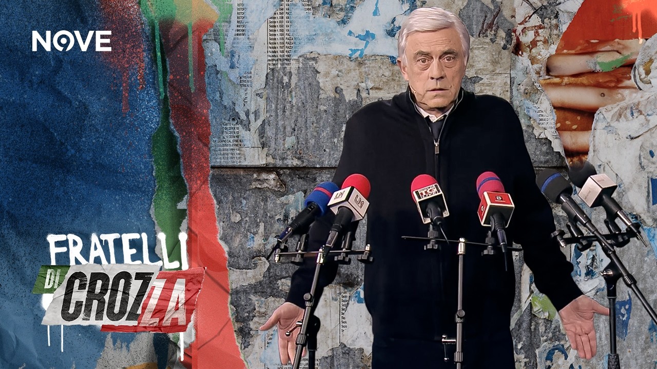 Crozza Tajani e la posizione dell'Italia sull'attacco in Iran 