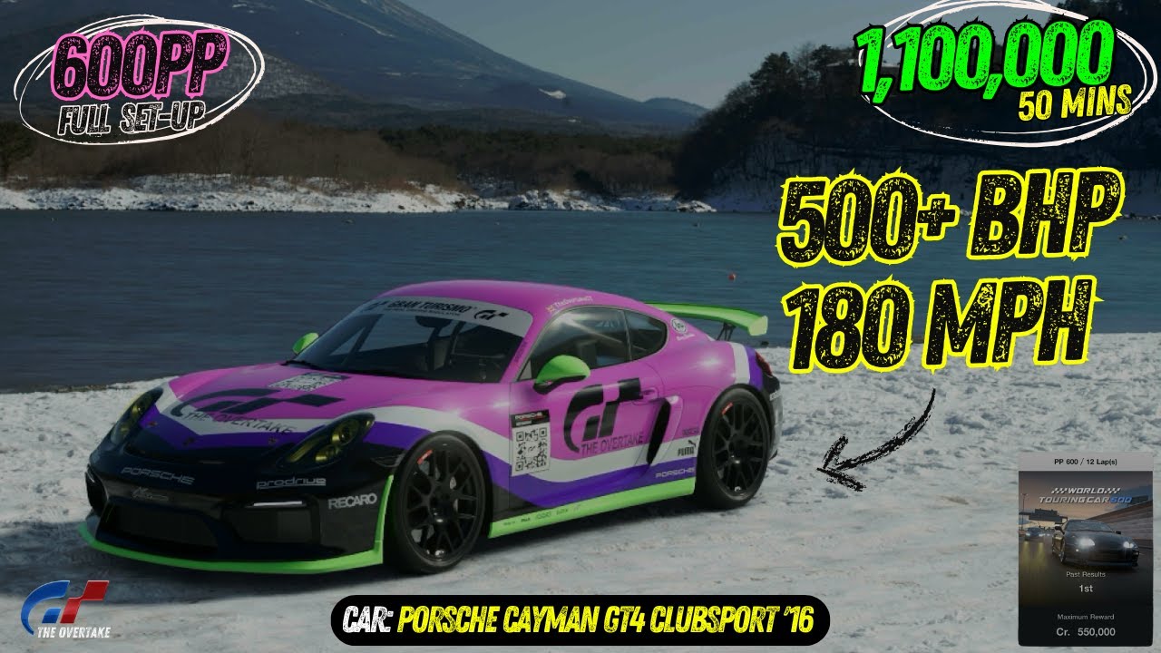 🔥 Porsche Cayman GT4 Clubsport | 600PP Ultimate Build for Easy Wins | GT7
