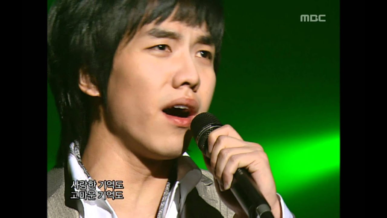 Lee Seung-gi - Words that are hard to say, 이승기 - 하기 힘든 말, Music Core 20060304