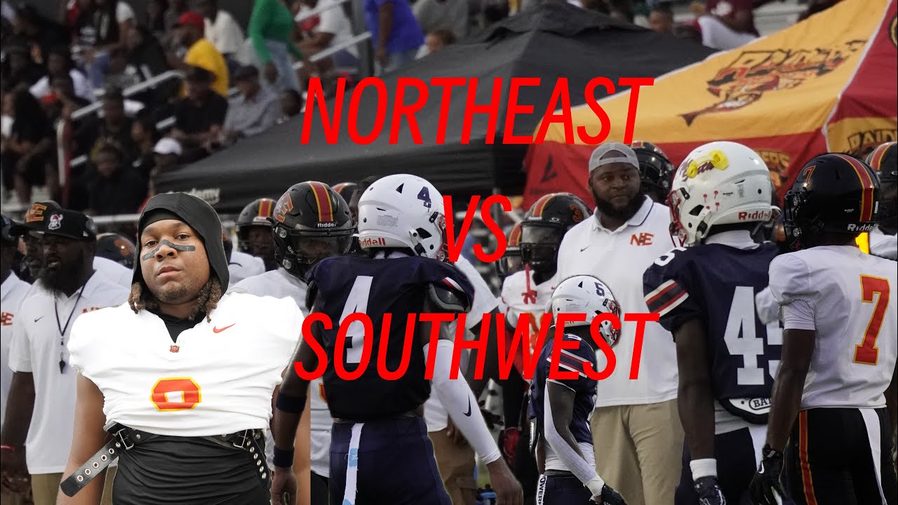 **CROSSTOWN RIVALRY GAME ENDED WITH A FIGHT** NORTHEAST VS SOUTHWEST HIGH SCHOOL