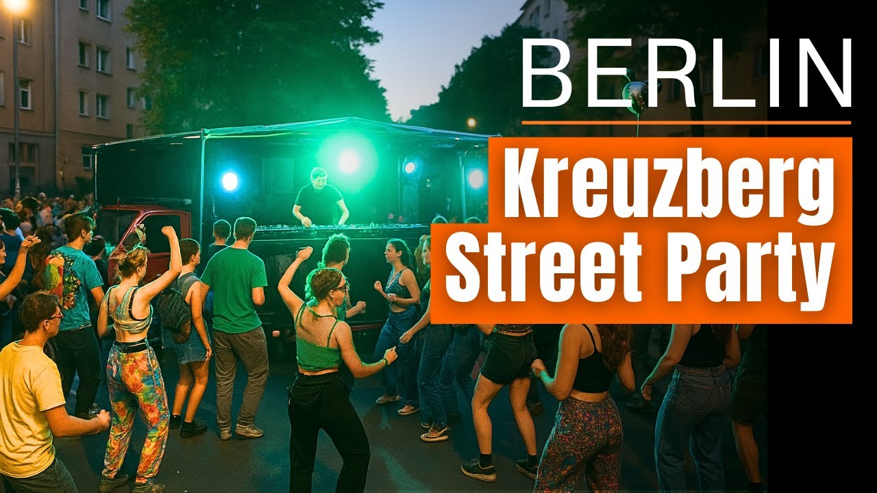Saturday Night Street Party 🎵 Berlin Nightlife