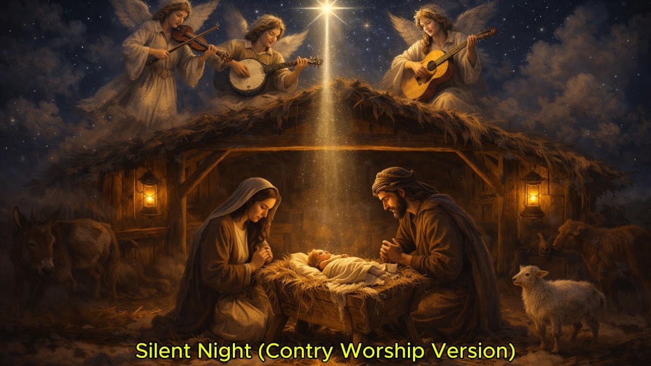 Silent Night (Country Worship) - ENG sub + Lyrics.