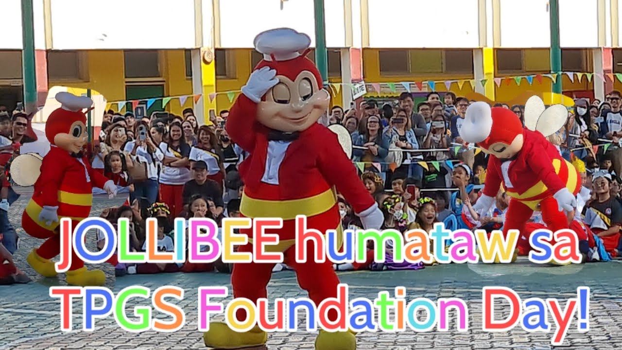JOLLIBEE Humataw sa TPGS Foundation Day 😁😅👏❤️👍