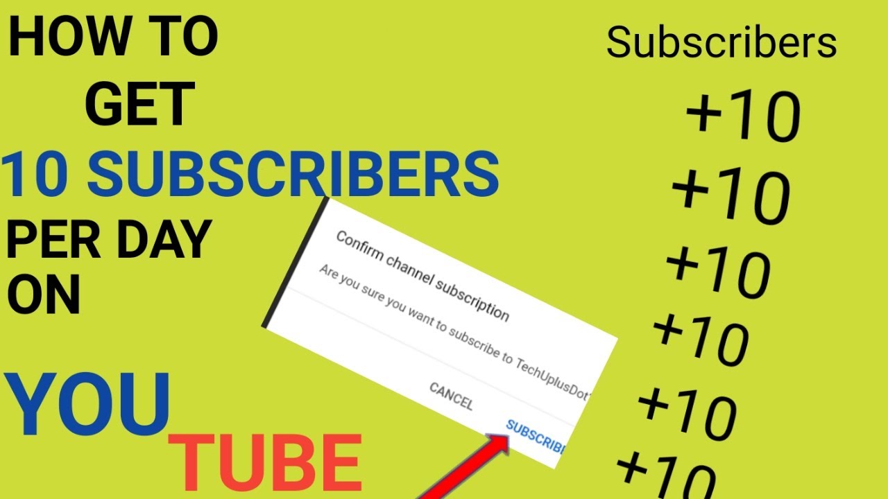 HOW TO GET 10 Subscribers PER DAY ON YOUTUBE, [HOW TO COMPLETE 10 SUBSCRIBERS PER DAY ON YT 2020]