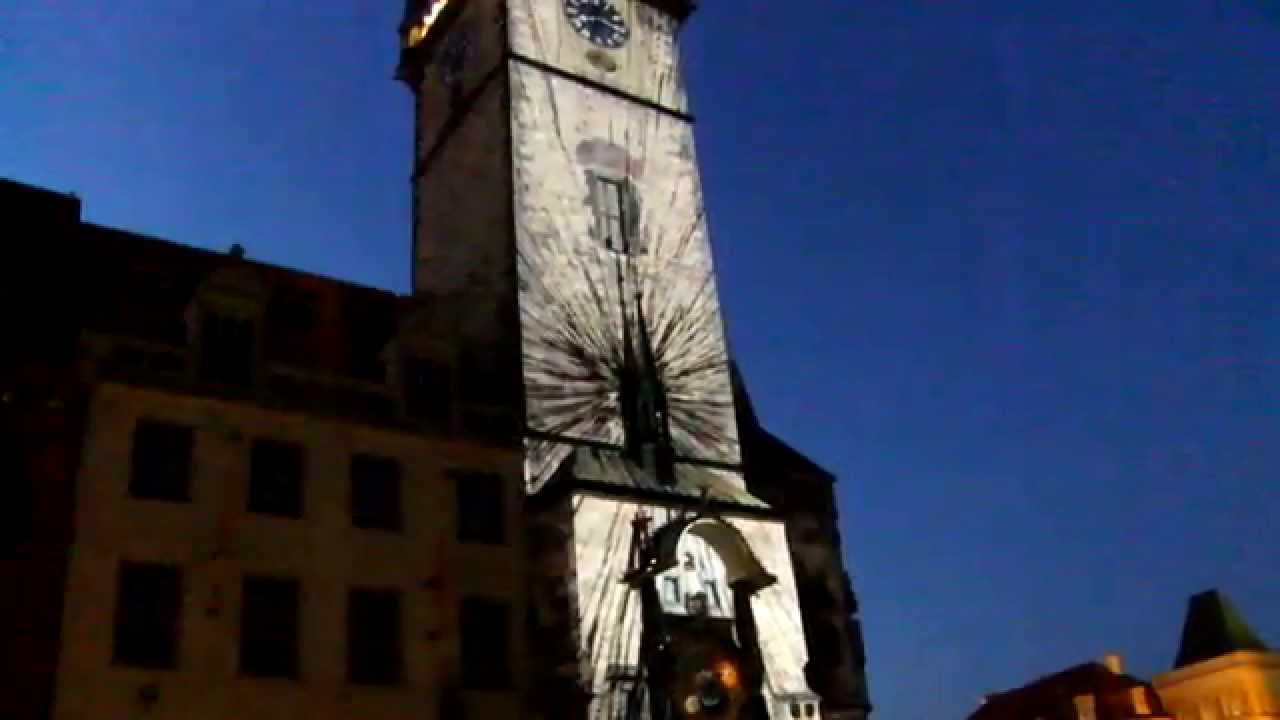 Prague Laser Show at the Old Town Square 3.9.2011