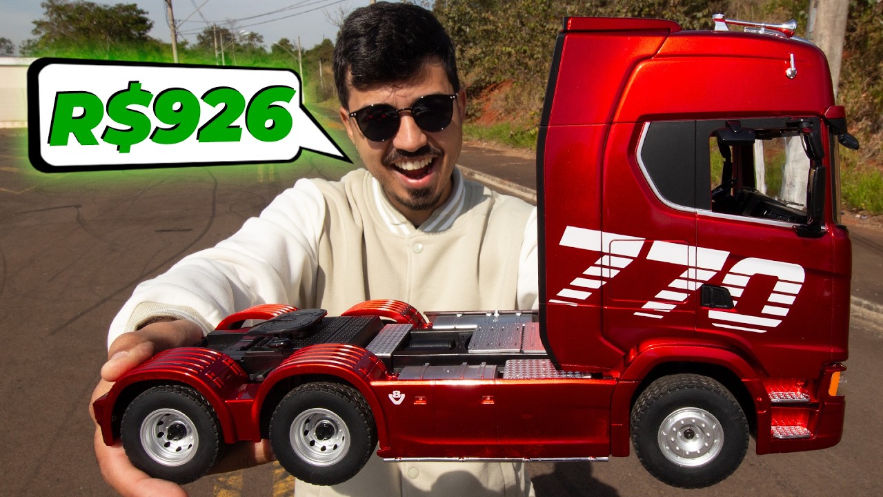FABULOSO! Comprei o CAMINHÃO SCANIA 770S V8 de Controle Remoto no aliexpress! Huina 1501