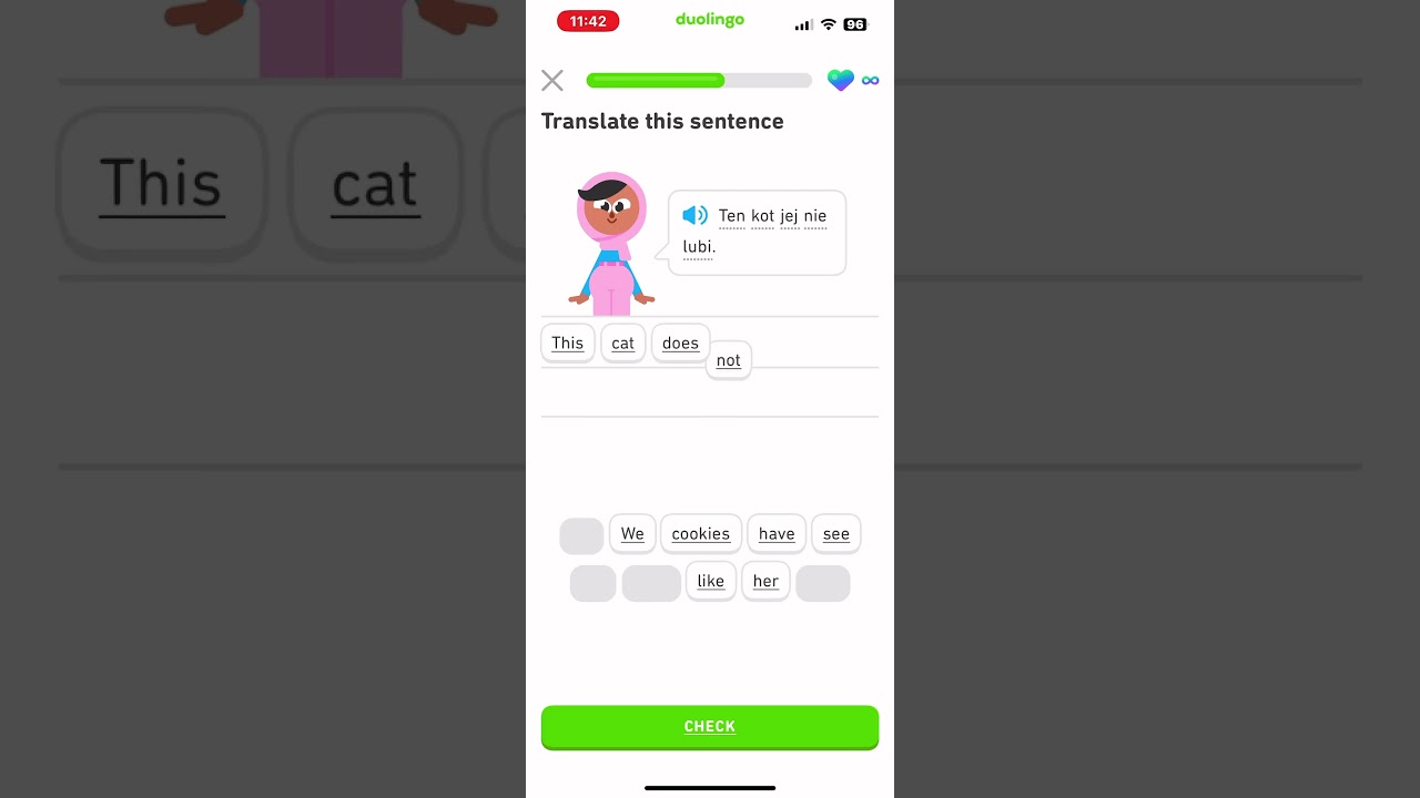 ****Let&rsquo;s learn Polish with Duolingo #poland #duolingo #languagelearning section 1: rookie unit 7