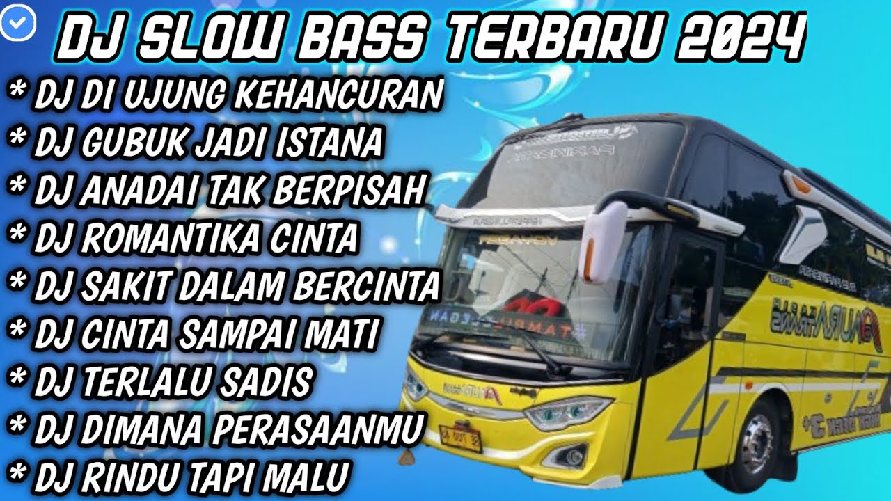 DJ SLOW FULL BASS TERBARU 2024 • AND4I TAK BERPISAH • PERCERAIAN LARA ♟️ DJ TIKTOK TERBARU 2024 ```