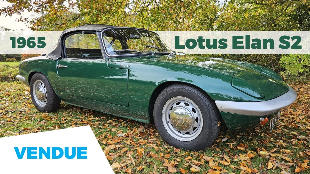 A VENDRE - Lotus Elan S2 de 1965 #lotus #elan #cabriolet #forsale #avendre #classiccars #automobile