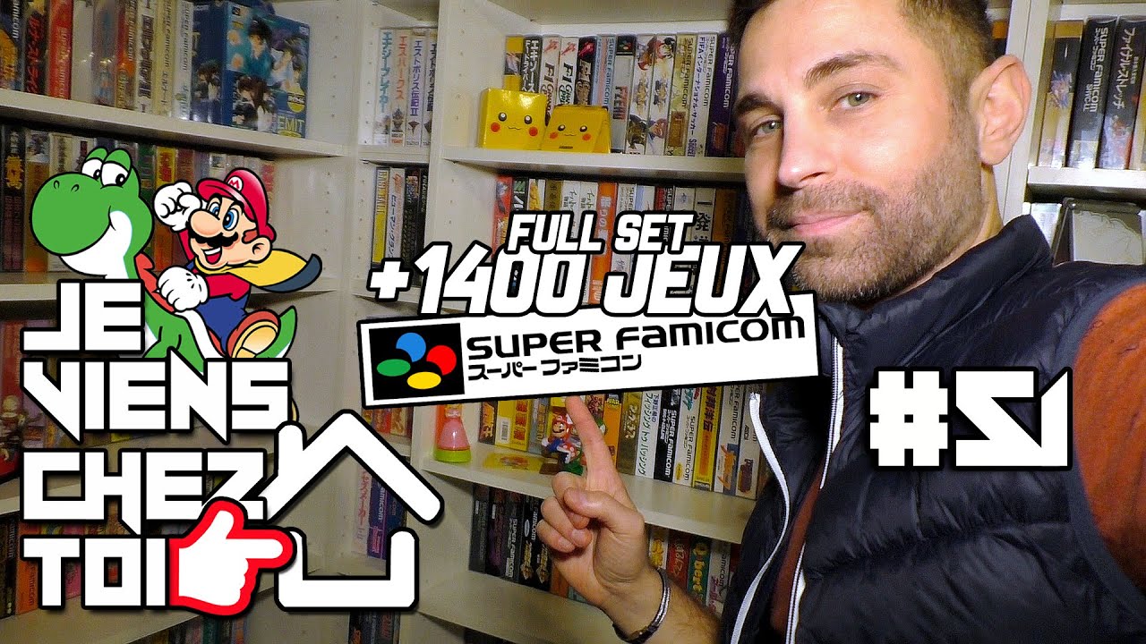 Je Viens Chez Toi #51 +1400 jeux Super Famicom !!! SNES - Super Nintendo - BackinToys - JVCT - Mario