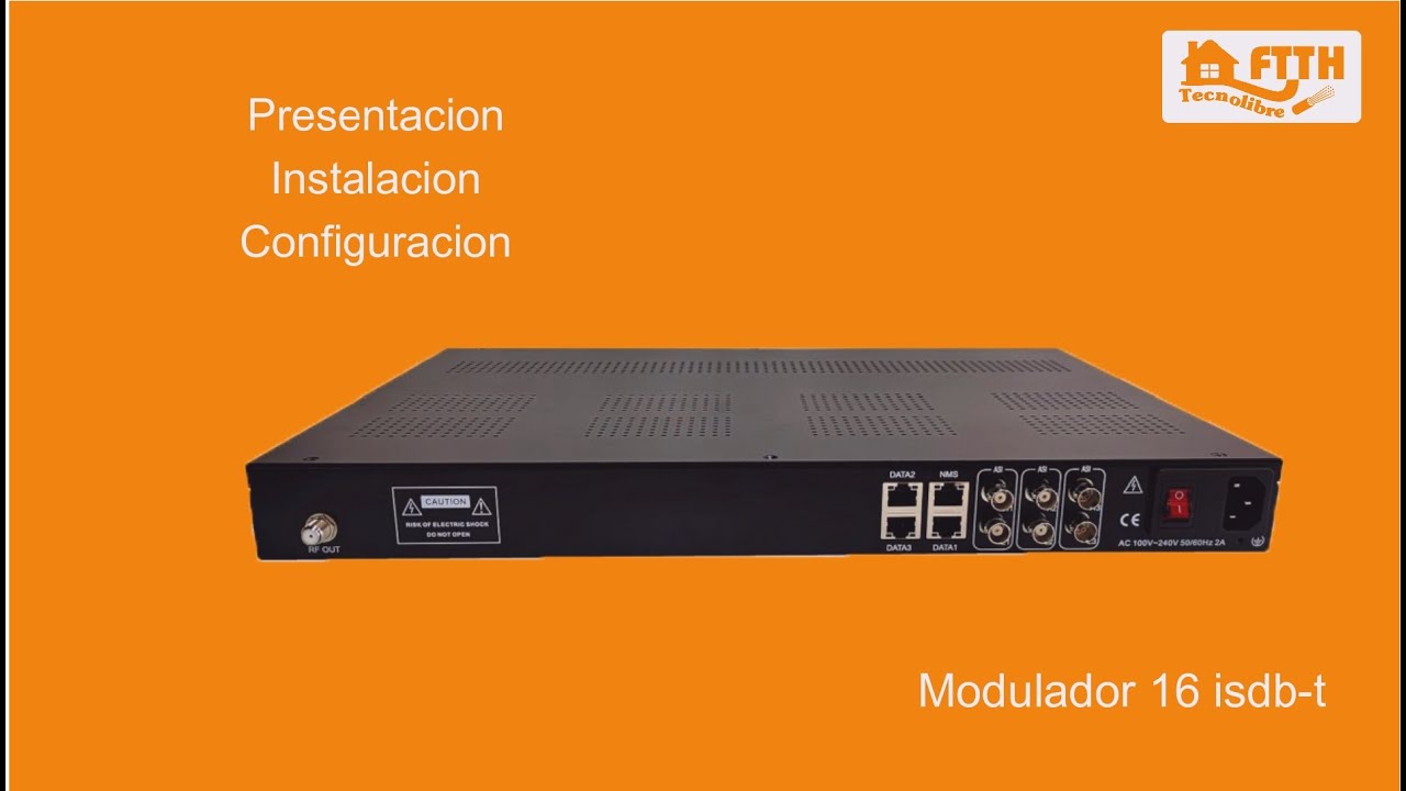 Modulador 16 ISDB-T Villatel