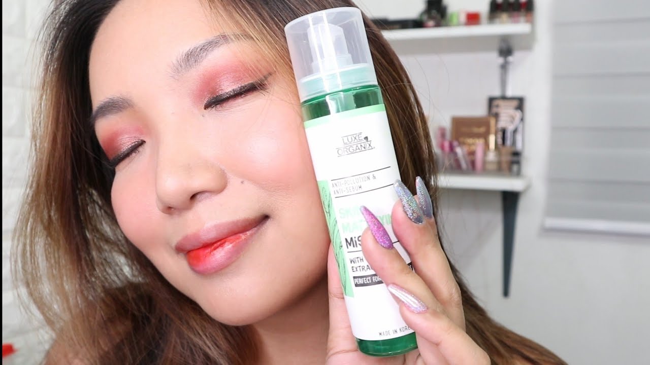 Luxe Organix Skin Mattifying Facial Mist | Review and Demo