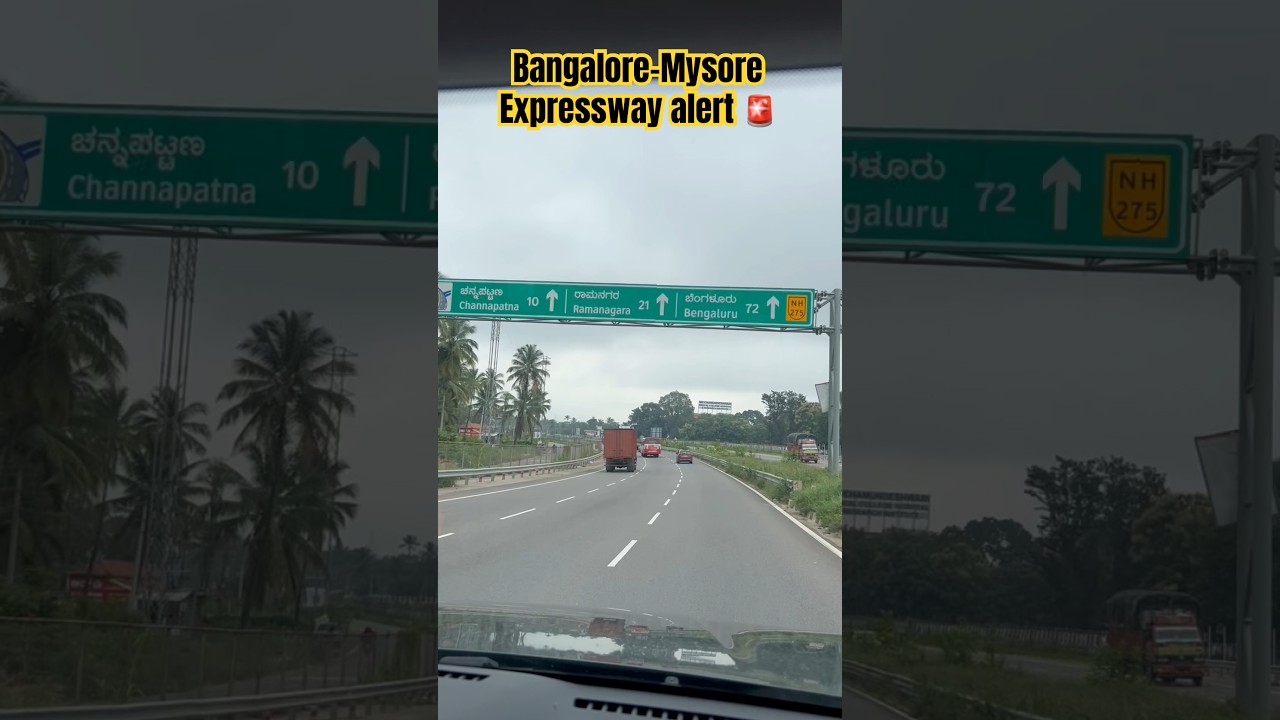 Bangalore-Mysore highway | How to avoid Speed tickets | #bangalore #mysore #highway