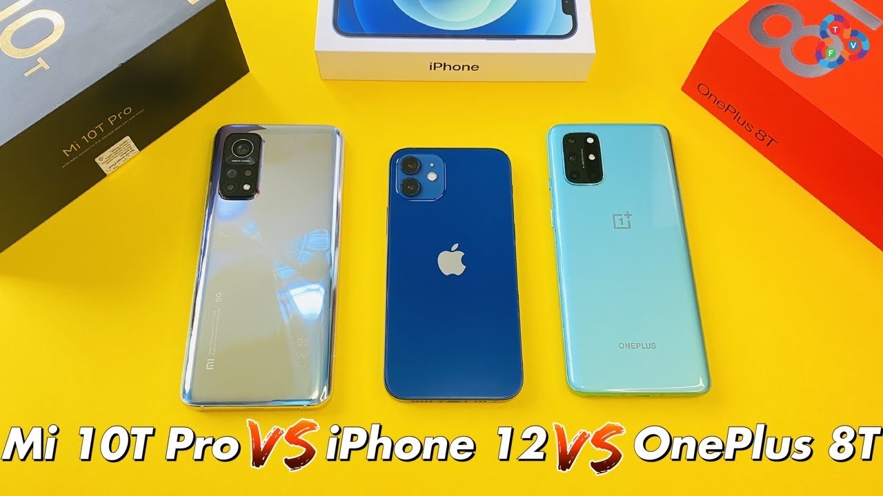 Mi 10T Pro vs iPhone 12 vs OnePlus 8T - FLAGSHIPS COLLIDE! (Part 1)