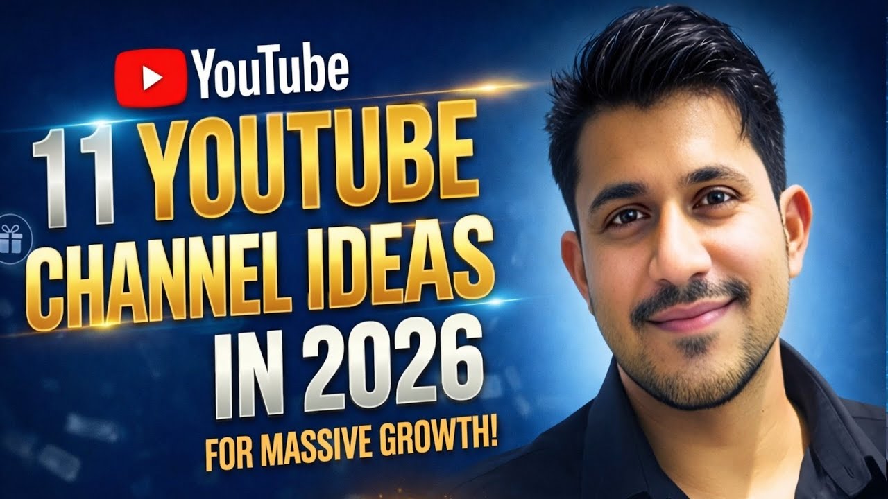 2026 Ke Best 11 YouTube Channel Ideas 💰 | Low Competition High Growth