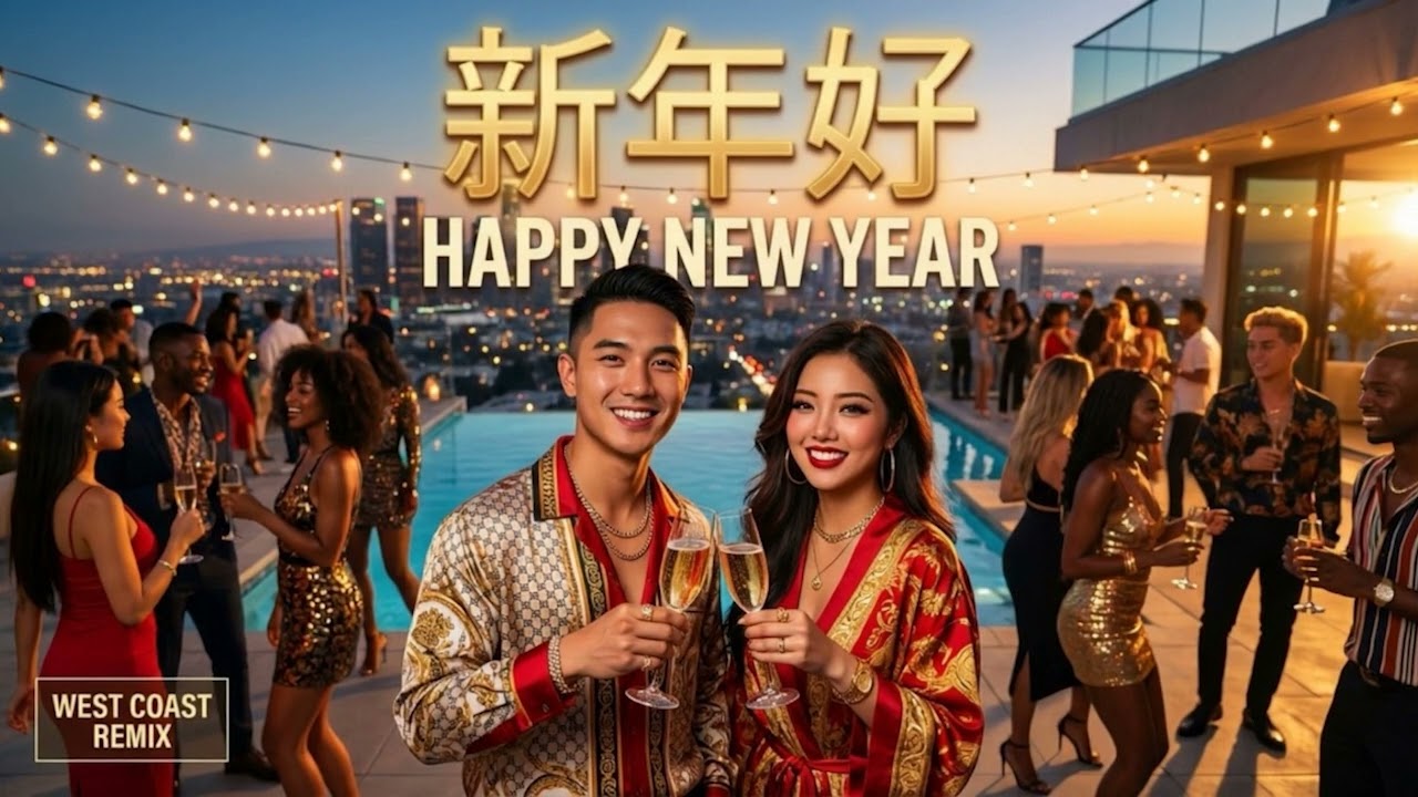 Happy New Year (新年好) - West Coast G-Funk Remix | 90s Party Vibes