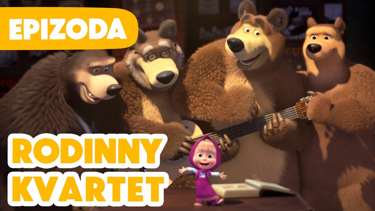 Máša a Medvěd 💥 NOVÁ EPIZODA 2025 💥Rodinny kvartet 🎻🎶 (Epizoda 68) 🎬