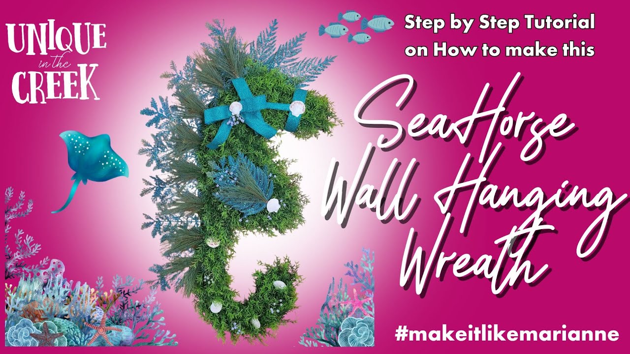Incredible Sea Horse Creation On The Uitc Horse And Cane Board!