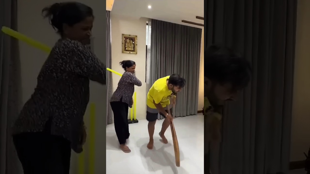 Techno Gamerz's Mom 🏏 Beating Him | #shorts #technogamerz