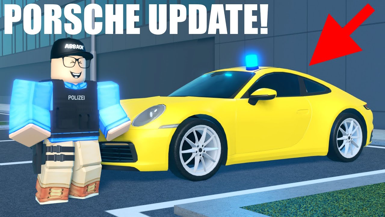 POLIZEI PORSCHE kaufen und auf STREIFE gehen (Roblox)