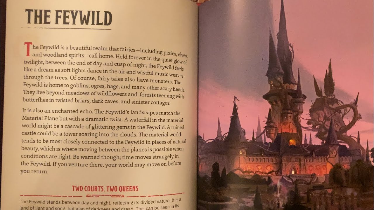 Newest Official Dungeons and Dragons Source Book - Portals and Places (9/19/23) - 100% Flip Through