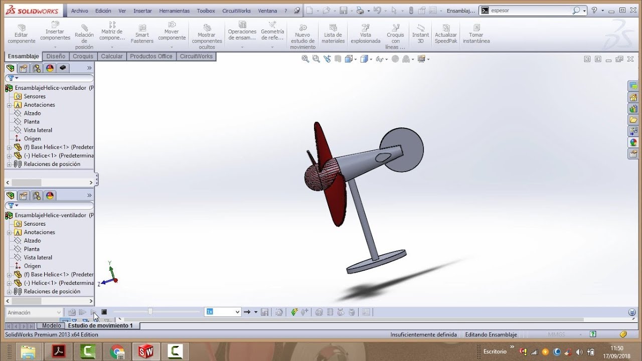 Diseño Base aerogenerador en solidworks-tutorial solidworks