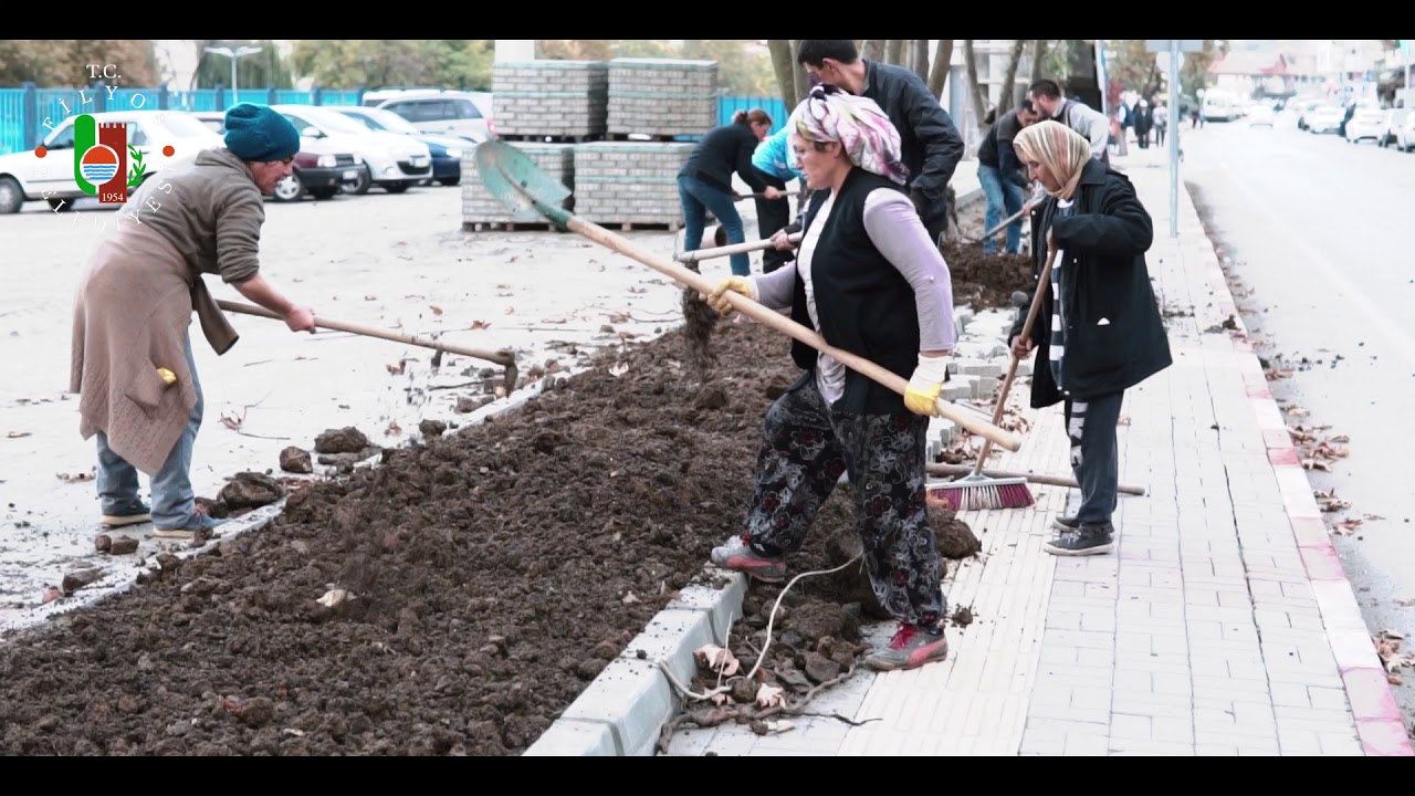 FİLYOS YAPILAN YOLLAR VE PARKE KAPLAMA ÇALIŞMALARI