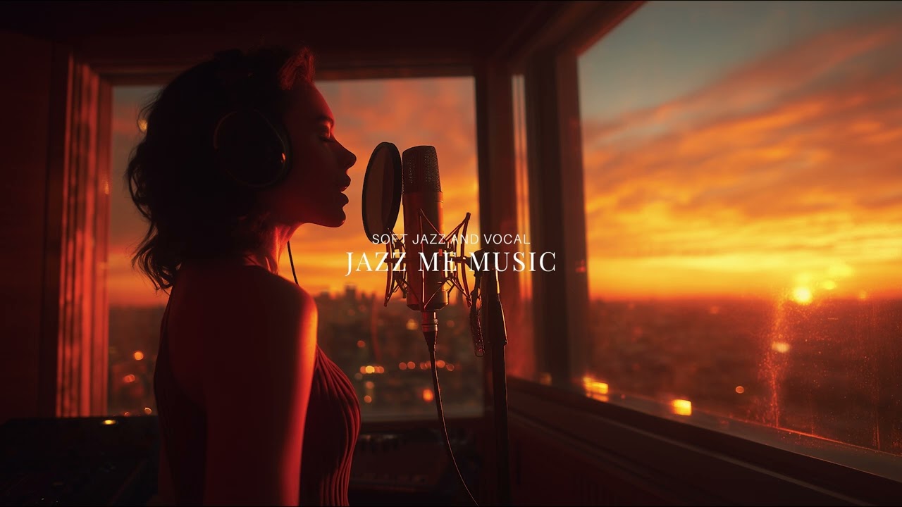 [Playlist] Sunset Studio, Warm Vocal Jazz Flowing Softly | Cozy Jazz