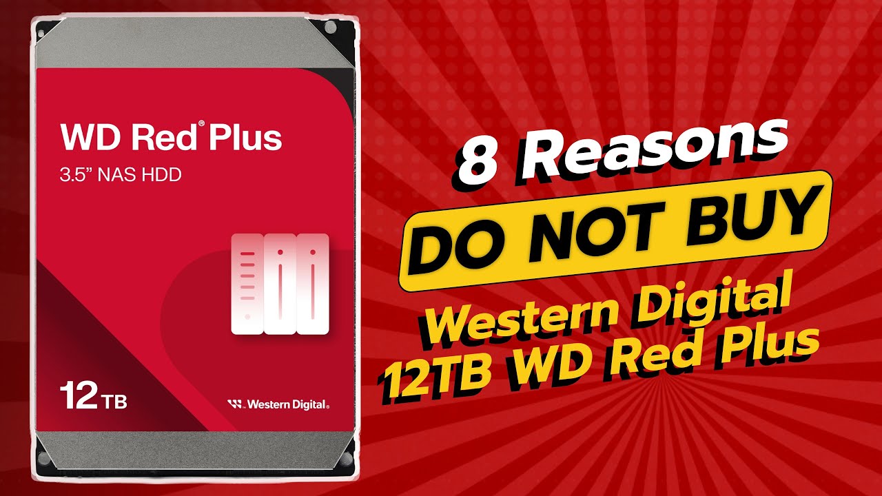 НЕ ПОКУПАЙТЕ Western Digital WD Red Plus 12 ТБ, пока не посмотрите это видео! 🚫💾