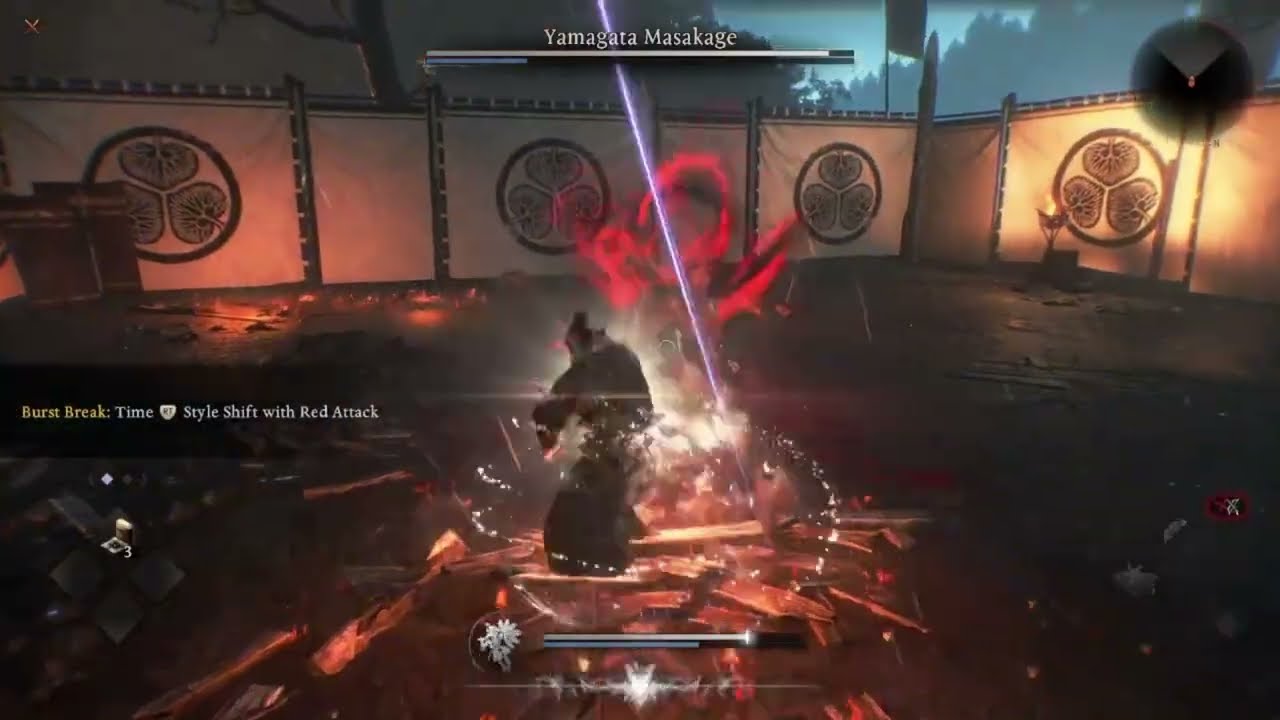 Nioh 3 partie 3 Boss Yamagata Masakage en 20 essai