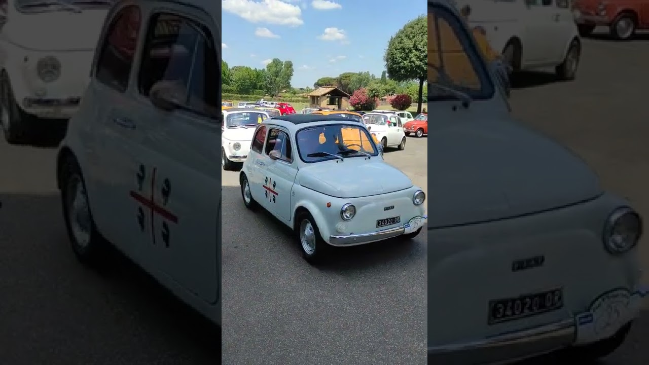 Raduno Fiat 500 Roma 19 Giugno 2022
