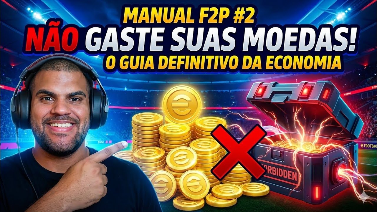 Manual F2P #2 – Como economizar moedas no eFootball💰💵