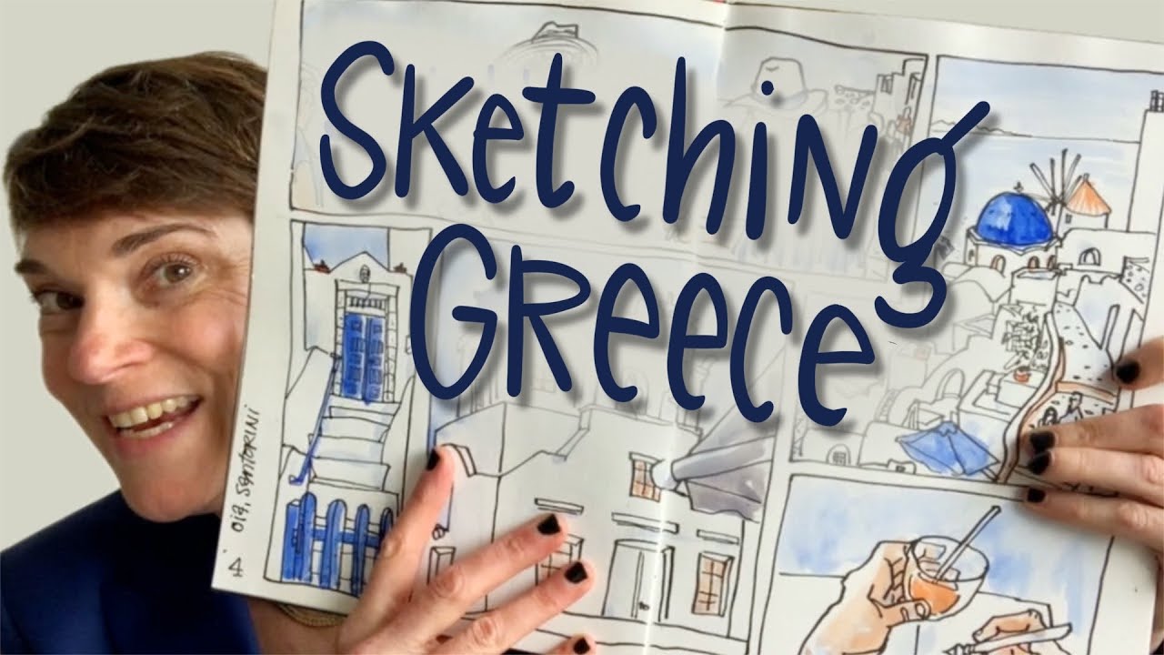 Sketchbook Tour | Greece Adventures Part 1
