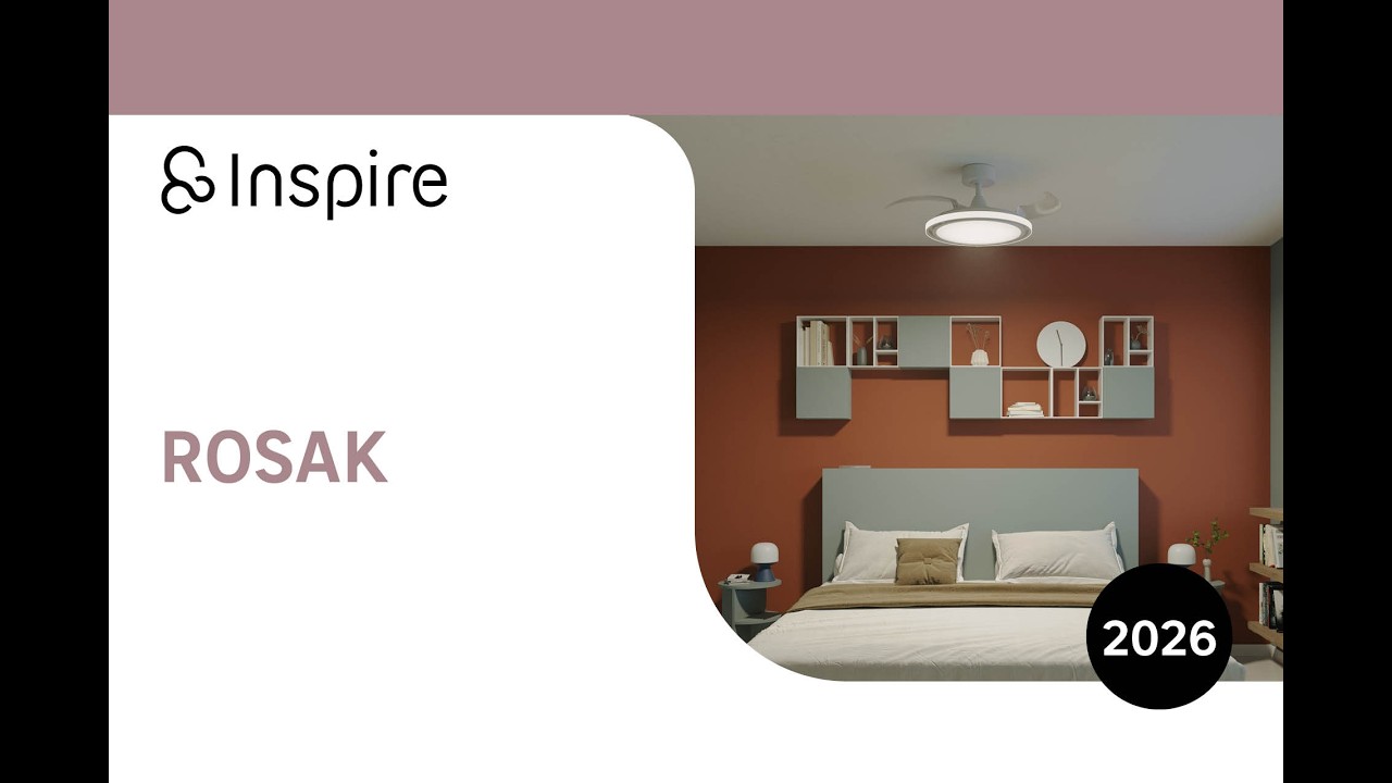 Comment installer votre ventilateur de plafond INSPIRE ROSAK avec éclairage