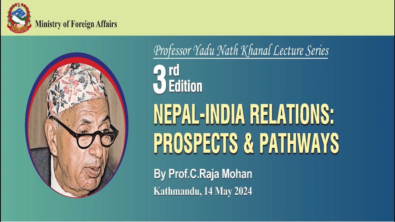 Prof. Yadu Nath Khanal Lecture Series 3rd Edition-2024.