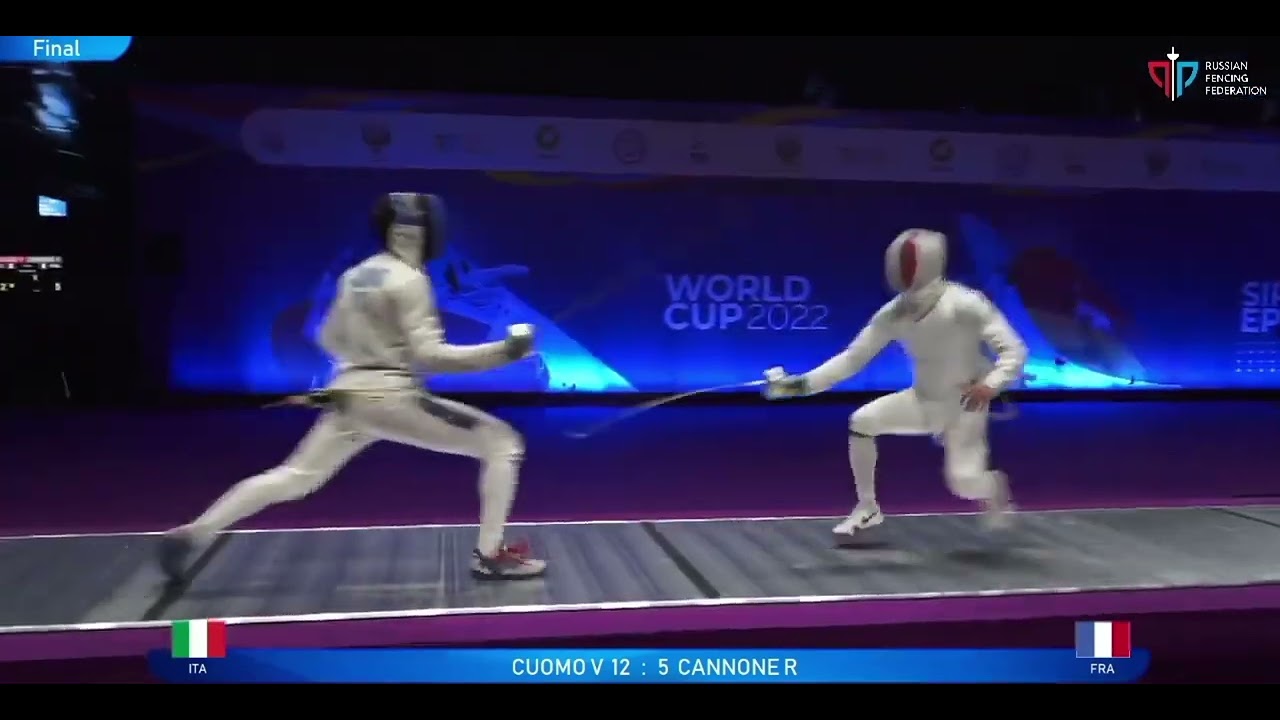 See how offensive ducks 🦆 can be! | Valerio Cuomo v Romain Cannone | Sirius (Sochi) Fencing WC 2022