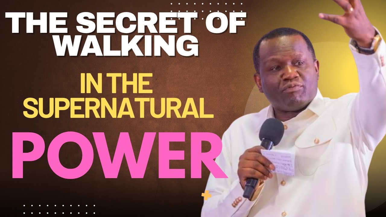 THE SECRET TO WALKING IN GOD'S POWER – DR. DAVID OGBUELI