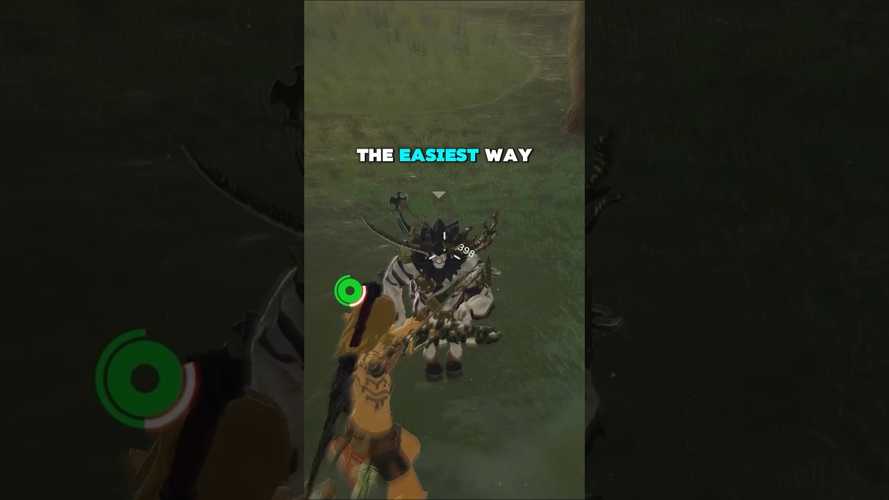 NAJŁATWIEJSZY spos&oacute;b na pokonanie Lynelsa w Tears of the Kingdom! 😈 #zelda #totk #totktips #lynel