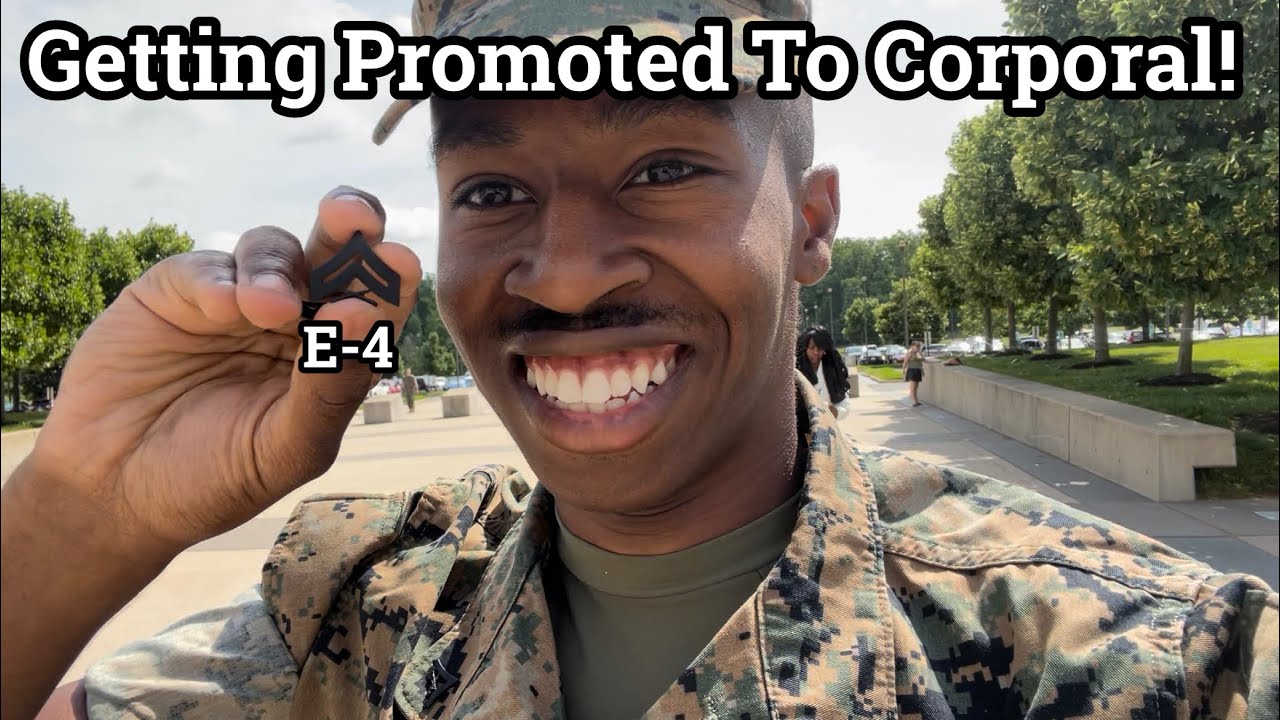 Marine Corps Corporal Promotion Ceremony! | Vlog&hellip; Officially E-4!!