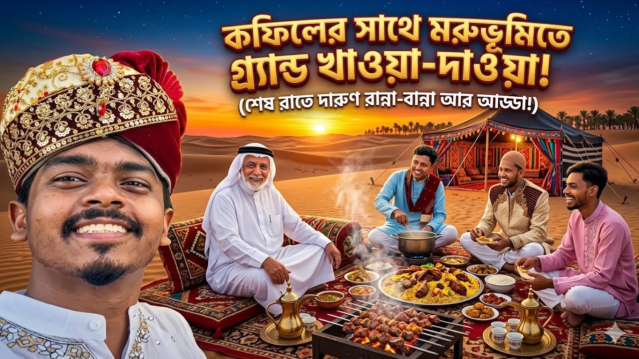 কফিলের সাথে মরুভূমিতে গেছিলাম | ভালোই থারাপ না  🥰🇸🇦 @RJHOSSAIN143 
