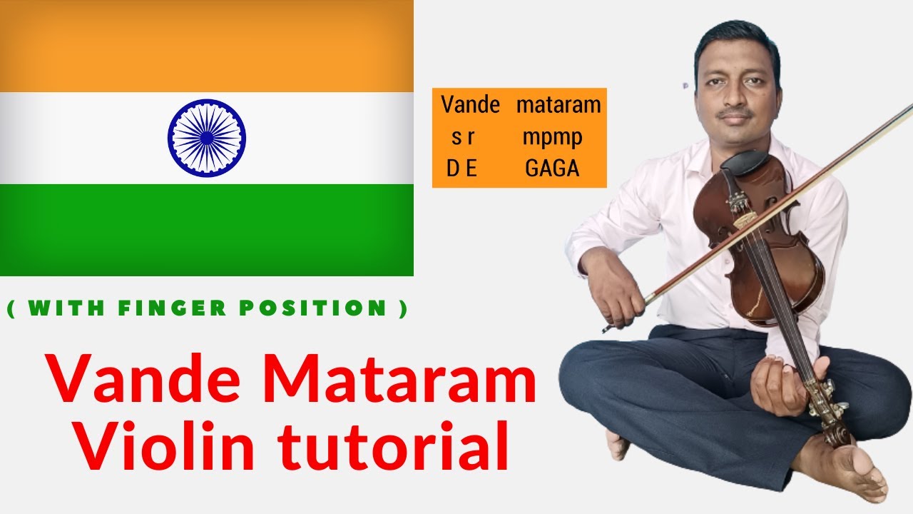 Vande Mataram violin tutorial #VIOLIN_GURU Learn how to play Vande Mataram on violin | NATIONAL SONG