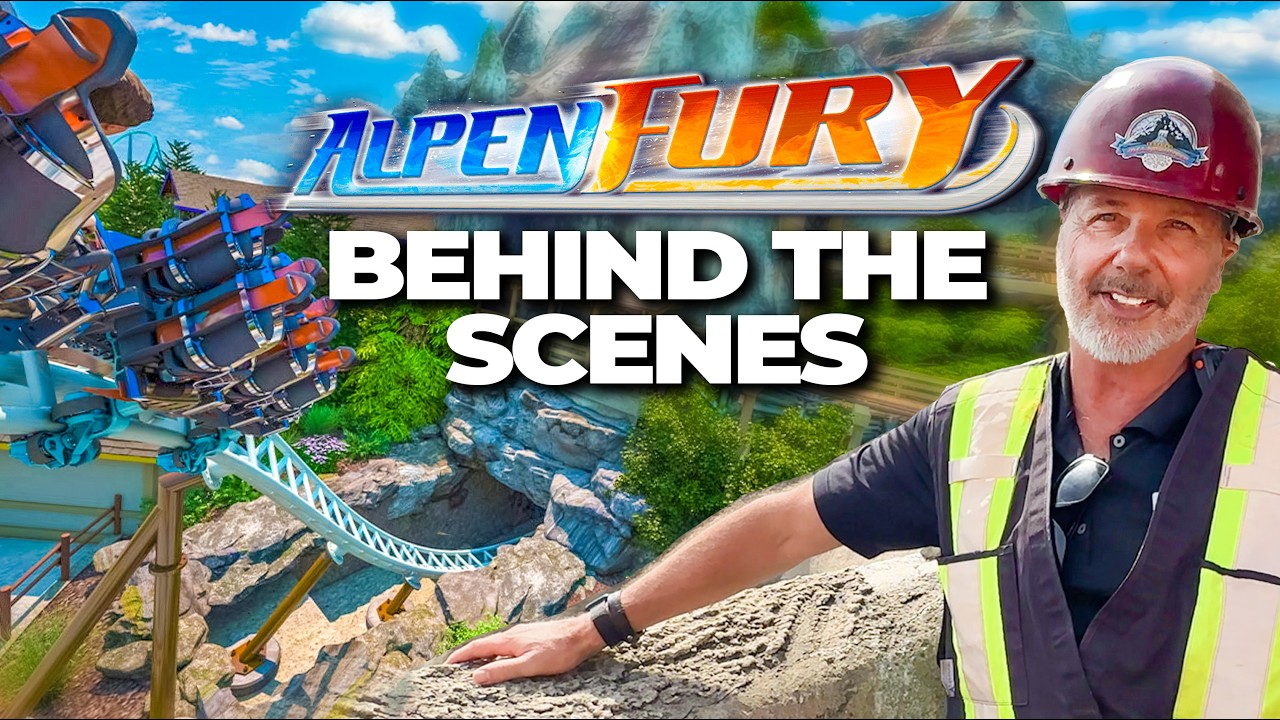 Canada's Wonderland AlpenFury Behind the Scenes - Building a Roller Coaster- Episode 1