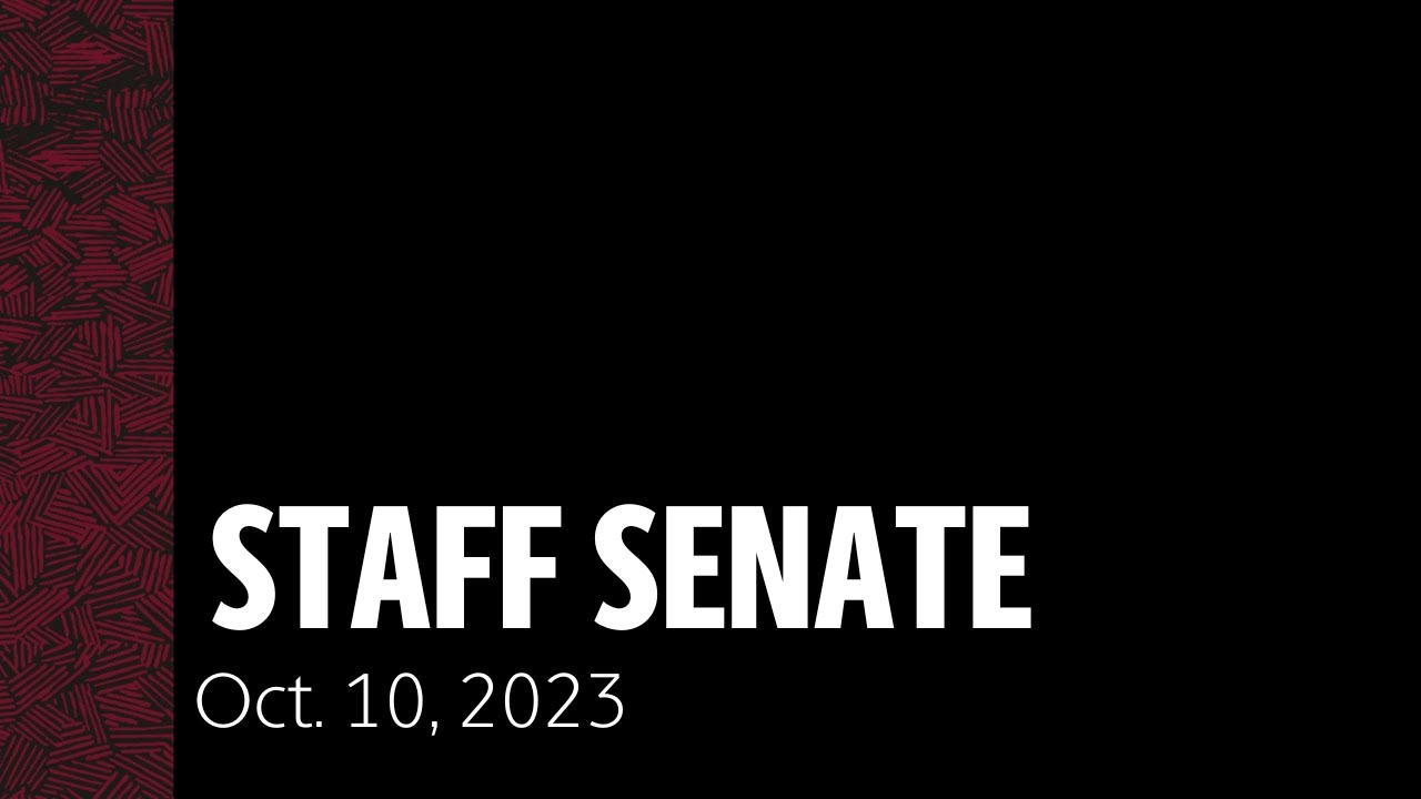 October 10, 2023 - USC Staff Senate General Body Meeting