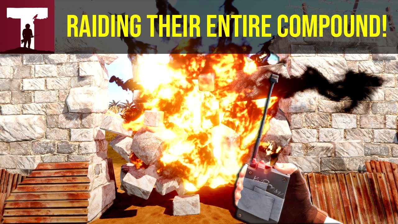 RAIDING THEIR ENTIRE COMPOUND! (Rust)