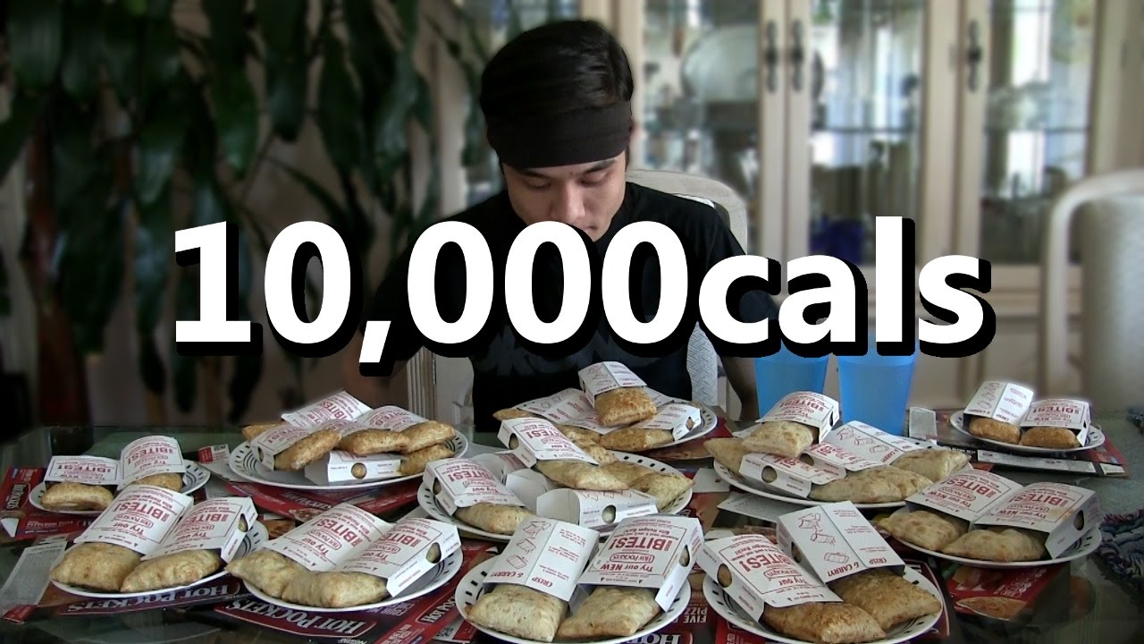 10,000cal Hot Pocket Challenge (2,000,000 sub video?)