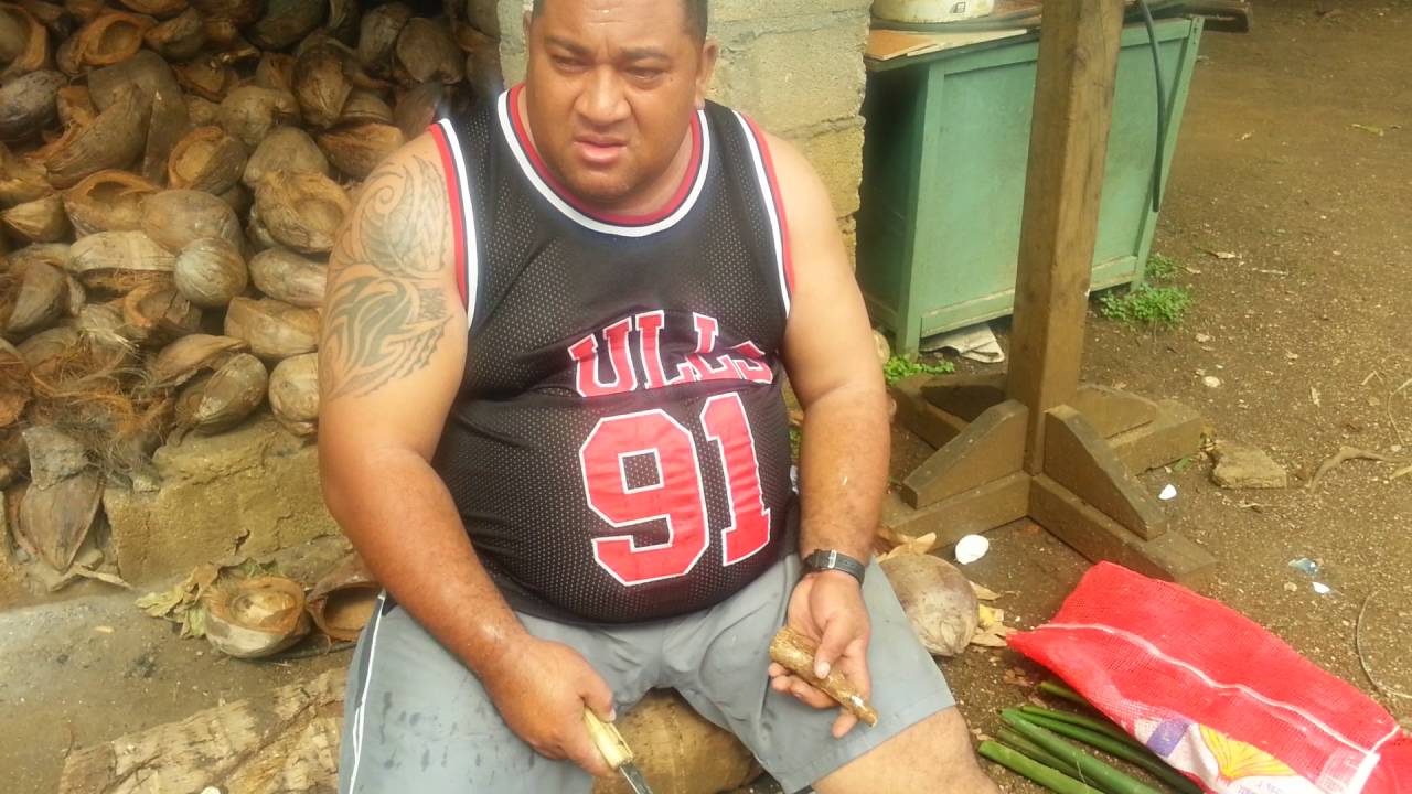 Luavaila's first Sunday dinner in Tonga