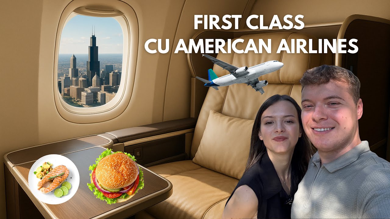 Cum arată un zbor la first class cu American Airlines? | Drumul până în Chicago